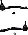 SET-MOES800357 Front, Driver and Passenger Side, Outer Tie Rod End