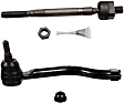 SET-MOES800358-F Front, Driver or Passenger Side, Inner and Outer Tie Rod End, Problem Solver Series