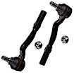 SET-MOES800387 Front, Driver and Passenger Side, Outer Tie Rod End