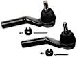 SET-MOES800401 Front, Driver and Passenger Side, Outer Tie Rod End