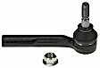 SET-MOES800409-F Front, Driver and Passenger Side, Outer Tie Rod End