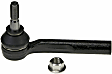 SET-MOES800409-F Front, Driver and Passenger Side, Outer Tie Rod End