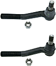 SET-MOES800421 Front, Driver and Passenger Side, Outer Tie Rod End