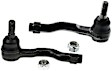 SET-MOES800428 Front, Driver and Passenger Side, Outer Tie Rod End