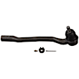 SET-MOES800445 Front, Driver and Passenger Side, Outer Tie Rod End, RWD