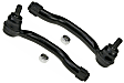 SET-MOES800459 Front, Driver and Passenger Side, Outer Tie Rod End, FWD