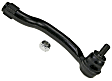 SET-MOES800459 Front, Driver and Passenger Side, Outer Tie Rod End, FWD