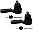 SET-MOES800527-F Front, Driver and Passenger Side, Outer Tie Rod End