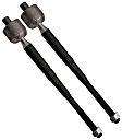 SET-MOES800575 Front, Driver and Passenger Side, Inner and Outer Tie Rod End