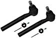 SET-MOES800762-F Front, Driver and Passenger Side, Outer Tie Rod End