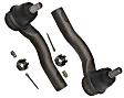 SET-MOES800797 Front, Driver and Passenger Side, Outer Tie Rod End