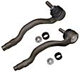 SET-MOES800806-F Front, Driver and Passenger Side, Outer Tie Rod End