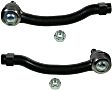 SET-MOES800824 Front, Driver and Passenger Side, Outer Tie Rod End