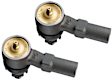 SET-MOES800860-F Front, Driver and Passenger Side, Outer Tie Rod End, Problem Solver Series