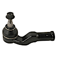 SET-MOES800860-F Front, Driver and Passenger Side, Outer Tie Rod End, Problem Solver Series