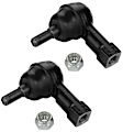 SET-MOES800929-F Front, Driver and Passenger Side, Outer Tie Rod End
