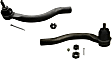 SET-MOES80288 Front, Driver and Passenger Side, Outer Tie Rod End