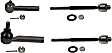 2006 Lexus GX470 - Front, Driver and Passenger Side, Inner and Outer Tie Rod End, 4WD