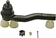 SET-MOES80584-F Front, Driver and Passenger Side, Outer Tie Rod End