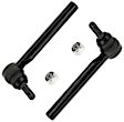SET-MOES80624 Front, Driver and Passenger Side, Outer Tie Rod End