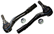 SET-MOES80688 Front, Driver and Passenger Side, Outer Tie Rod End