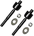 SET-MOEV415 Front, Driver and Passenger Side, Inner and Outer Tie Rod End