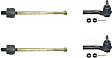 SET-MOEV422 Front, Driver and Passenger Side, Inner and Outer Tie Rod End
