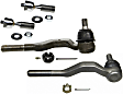SET-MOEV433-C Front, Driver and Passenger Side, Inner and Outer Tie Rod End
