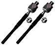SET-MOEV800216-2 Front, Driver and Passenger Side, Inner Tie Rod End