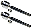 SET-MOEV800293-2 Front, Driver and Passenger Side, Inner Tie Rod End