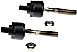 SET-MOEV800296-F Front, Driver and Passenger Side, Inner Tie Rod End