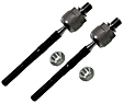 SET-MOEV800365 Front, Driver and Passenger Side, Inner Tie Rod End