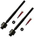 SET-MOEV800398-2 Front, Driver and Passenger Side, Inner Tie Rod End