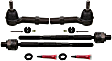 SET-MOEV800572 Front, Driver and Passenger Side, Inner and Outer Tie Rod End