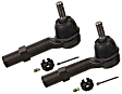 SET-MOEV800572 Front, Driver and Passenger Side, Inner and Outer Tie Rod End