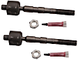 SET-MOEV800695 Front, Driver and Passenger Side, Inner Tie Rod End