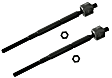 SET-MOEV80645-F Front, Driver and Passenger Side, Inner Tie Rod End