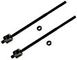 SET-MOEV80804-F Front, Driver and Passenger Side, Inner Tie Rod End