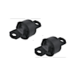 SET-MOK200064-2 Trailing Arm Bushing - Rubber, Direct Fit, Set of 2