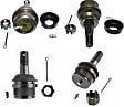 SET-MOK3134T-C Front, Driver and Passenger Side, Upper and Lower Ball Joint Problem Solver Series
