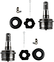 SET-MOK3185 Front, Driver and Passenger Side, Upper and Lower Ball Joint Problem Solver Series