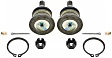 SET-MOK500018-F Front, Driver and Passenger Side, Upper Ball Joint