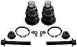 SET-MOK500129-F Front, Driver and Passenger Side, Lower Ball Joint