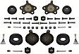 SET-MOK6292 Front, Driver and Passenger Side, Upper and Lower Ball Joint Problem Solver Series