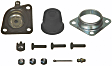 SET-MOK6462-F Front, Driver and Passenger Side, Upper and Lower Ball Joint Problem Solver Series