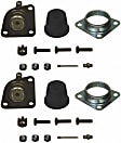 SET-MOK6462 Front, Driver and Passenger Side, Upper Ball Joint Problem Solver Series