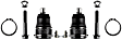 SET-MOK6664-F Front, Driver and Passenger Side, Upper Ball Joint Problem Solver Series