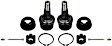 SET-MOK7269-F Front, Driver and Passenger Side, Lower Ball Joint Problem Solver Series