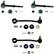 SET-MOK7280-C Front and Rear, Driver and Passenger Side Sway Bar Link, Problem Solver Series