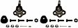 SET-MOK7392-2 Front, Driver and Passenger Side, Upper Ball Joint Problem Solver Series